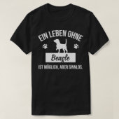 Beagle T-shirt (Design voorkant)