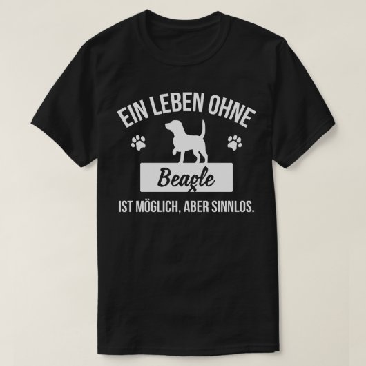 Beagle T-shirt (Design voorkant)