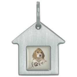 Beagle Tapestry Faux Canvas Afdrukken Acryldruk Tr Huisdieren Naamplaatje