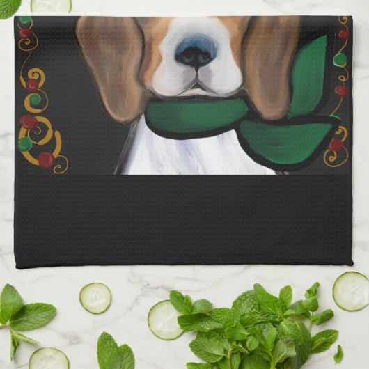 Beagle Theedoek (Gevouwen)