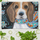 Beagle theedoek (Gevouwen)