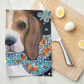 Beagle theedoek (Quarter Fold)