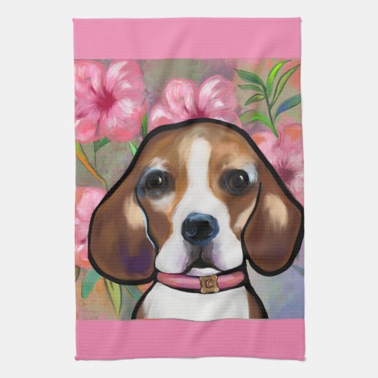 Beagle Theedoek (Verticaal)