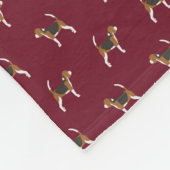 Beagle Throw Blanket Fleece Deken (Hoek)