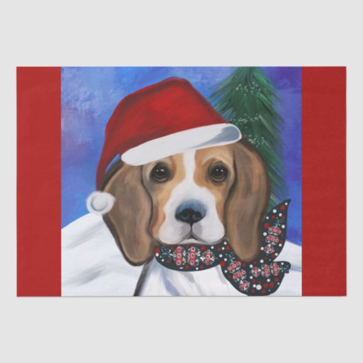 Beagle Tissuepapier (Voorkant)