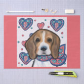 Beagle Tissuepapier (Craft)