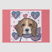 Beagle Tissuepapier (Voorkant)