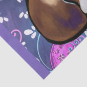 Beagle Tissuepapier (Detail)