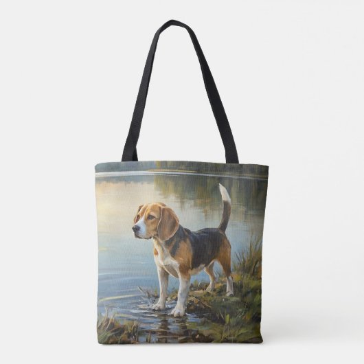 Beagle Tote Bag (Achterkant)