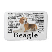 Beagle Traits Bath Mat (Voorkant)