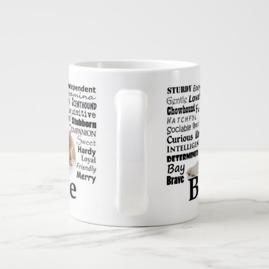 Beagle Traits Jumbo Mok (Achterkant)