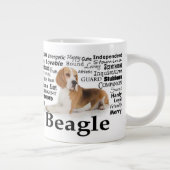 Beagle Traits Jumbo Mok (Rechts)