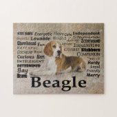 Beagle Traits Puzzle Legpuzzel (Horizontaal)