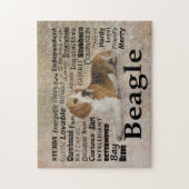 Beagle Traits Puzzle Legpuzzel (Verticaal)