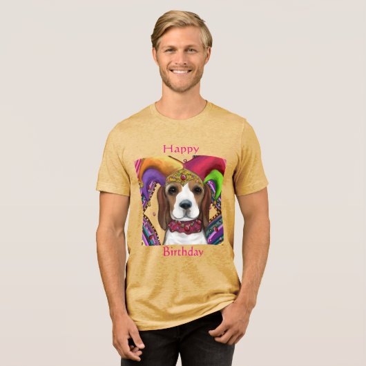 BEAGLE Tri-Blend SHIRT (Voorkant volledig)
