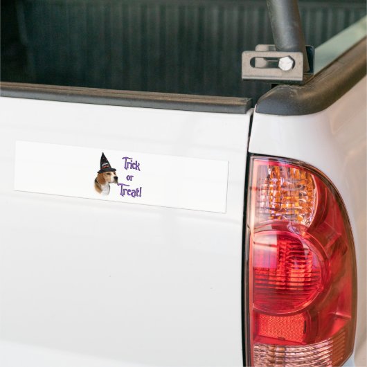 Beagle Trick Bumpersticker (Op Truck)