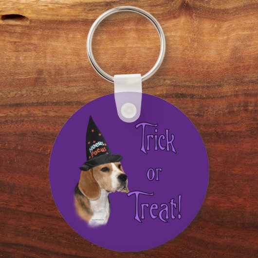 Beagle Trick Sleutelhanger (Achterkant)