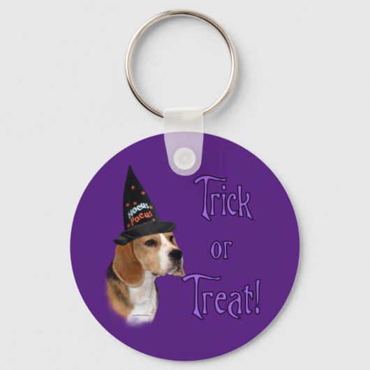 Beagle Trick Sleutelhanger (Achterkant)