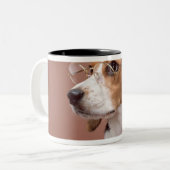 Beagle Tweekleurige Koffiemok (Voorkant links)
