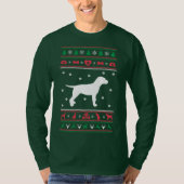 Beagle Ugly KerstSweater T-shirt (Voorkant)