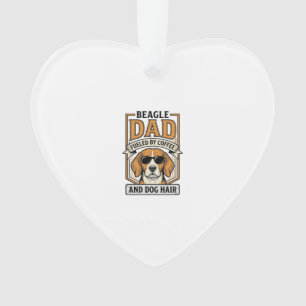 Beagle Vader Aangedreven door Koffie en Hondenhuid Ornament