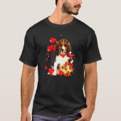 Beagle Valentijnsdag Dog Valentijn T-shirt (Voorkant)