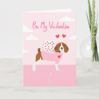 Beagle Valentijnsdag Love kaart