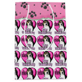 Beagle Valentijnsdag Medium Cadeauzakje (Voorkant)