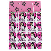 Beagle Valentijnsdag Medium Cadeauzakje (Achterkant)