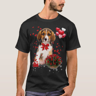 Beagle Valentijnsdag Shirt Funny Dog Lover Happy