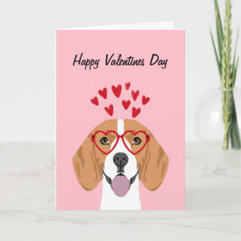 Beagle Valentijnse Kaart - hond valentijnen liefde