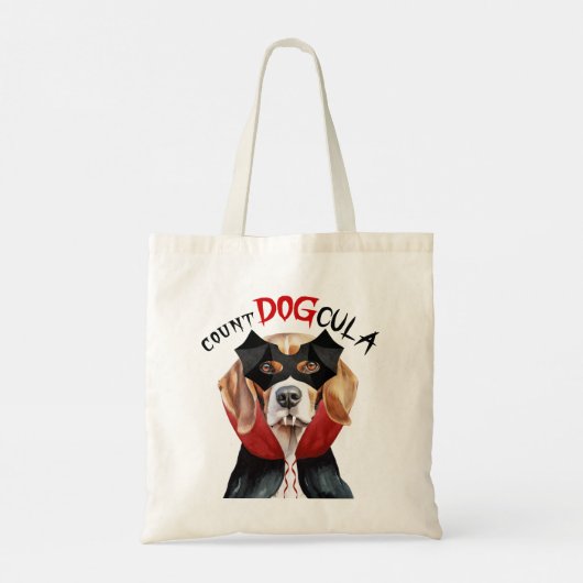 Beagle Vampire Dog Trick or treat Halloween Tote Bag (Achterkant)