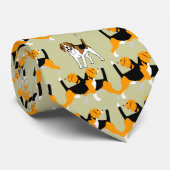 Beagle Variatie Stropdas (Opgerold)