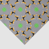 Beagle Veel Succes Tissuepapier (Detail)