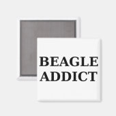 beagle verslaving magneet (Voorkant / Achterkant)