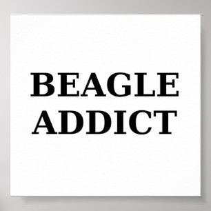 beagle verslaving poster