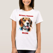 Beagle Viering: Nationale raszuivere hondendag T-shirt (Voorkant)