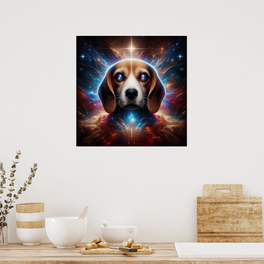 Beagle Vision Poster (Keuken)