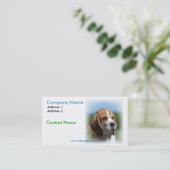 Beagle Visitekaartje (Staand voorkant)