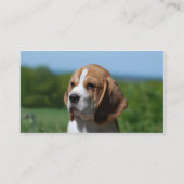 Beagle Visitekaartje (Achterkant)