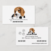 Beagle Visitekaartje (Voorkant / Achterkant)