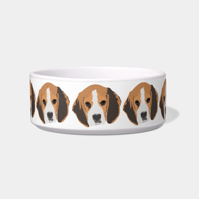 Beagle Voerbakje (Voorkant)
