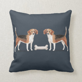 Beagle Vs Beagle Kussen