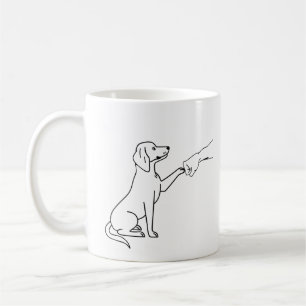  Beagle Vuiststoot   Cadeau voor hondenliefhebbers Koffiemok