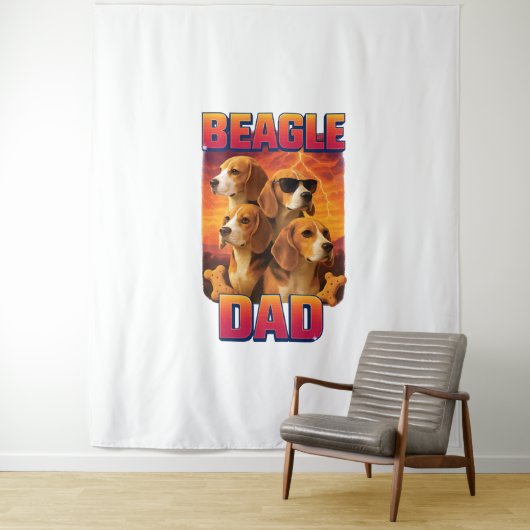 Beagle Wandkleed (In situ)
