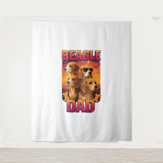 Beagle Wandkleed (Voorkant)