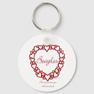 Beagle Ware Liefde - Sleutelhanger