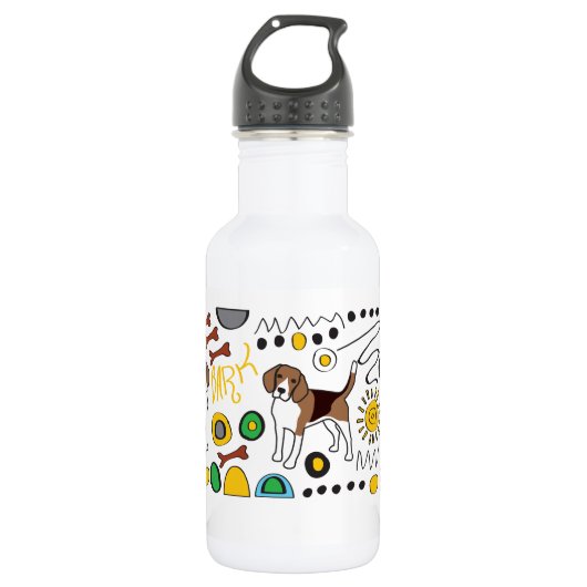 Beagle Water Fles (Voorkant)