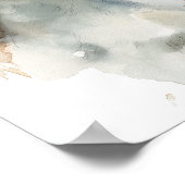 Beagle watercolor portrait poster (Hoek)