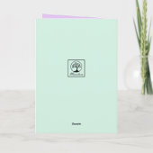 Beagle Waterverf Paaskaart Feestdagen Kaart (Achterkant)